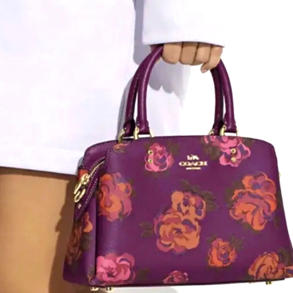 NWT COACH Mini Lillie Carryall Satchel Handbag - Picture 5 of 6